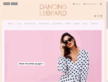 Tablet Screenshot of dancingleopard.co.uk